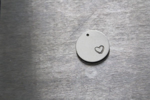stamped pendant