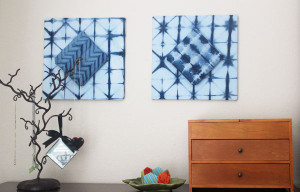 Make DIY No-Sew Fabric decor for your walls