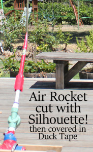 Air Rocket Cut with Silhouette