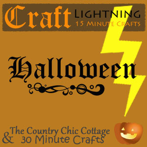 craft lightning halloween advert