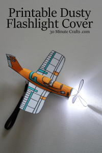 Dusty Flashlight Cover - free printable
