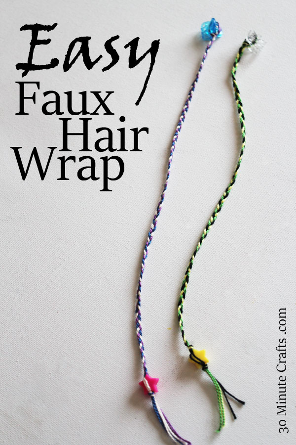 Easy Faux Hair Wrap 30 Minute Crafts