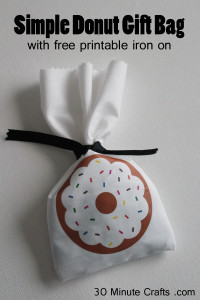 Simple Donut Gift Bag