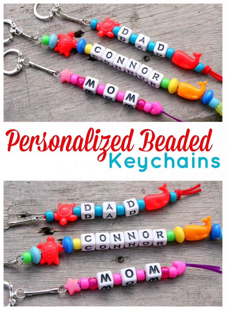 beaded keychains