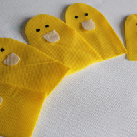 5 little ducks finger puppets tutorial