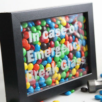 in case emergency break glass craft