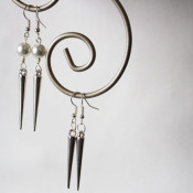 simple dangling stud earrings