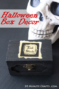 Halloween Box Decor