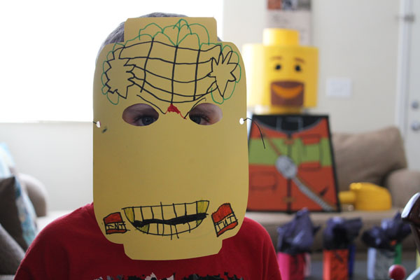 Lego Mask Party Craft - 30 Minute Crafts