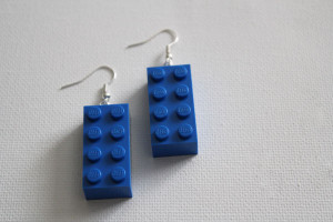 Making Lego earrings is simple
