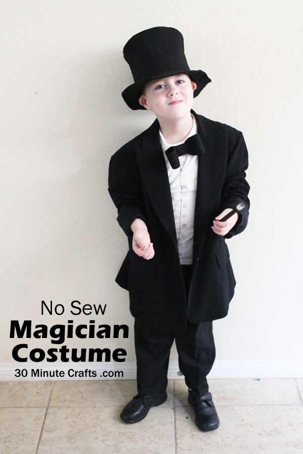 No-Sew Magician Costume - 30 Minute Crafts