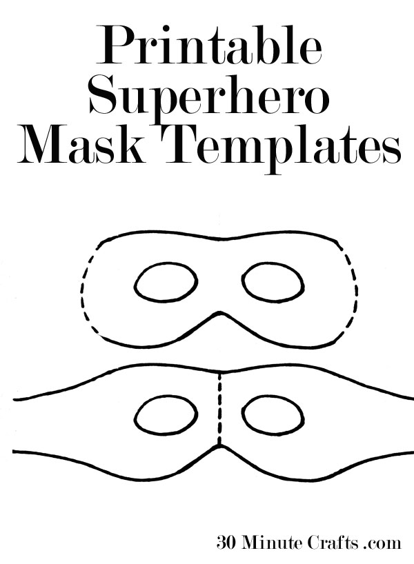 superhero templates printable