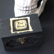 make your own halloween box for potion supplies