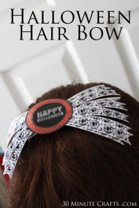 Halloween Hair bow