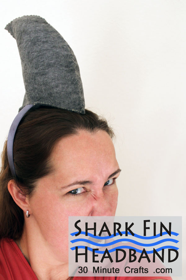 Shark fin headband