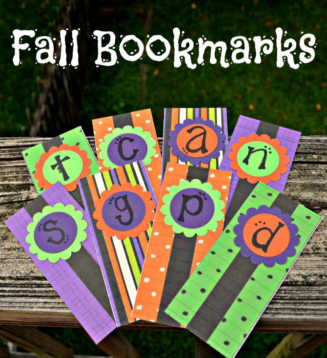 fall bookmarks
