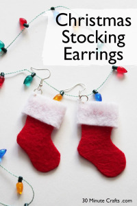 Christmas Stocking Earrings