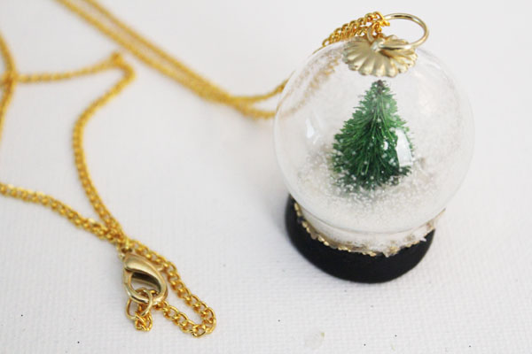 Make a Snow Globe Necklace