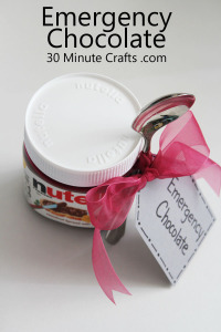 Nutella Emergency Chocolate Craft