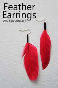 Simple Feather Earrings