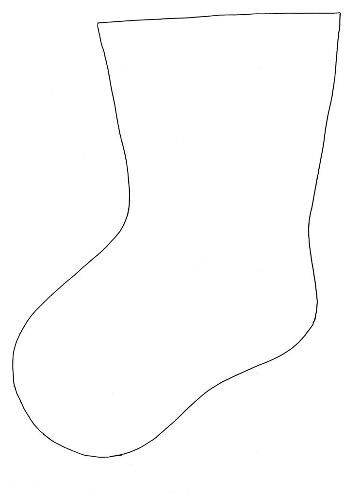 Christmas Stocking Template For Sewing