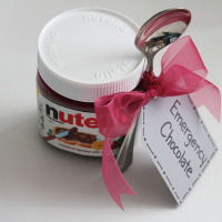 the gift for anyone - nutella and a spoon