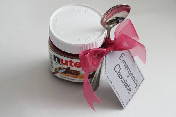 the gift for anyone - nutella and a spoon