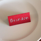 simple placecards