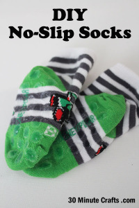 DIY No slip socks