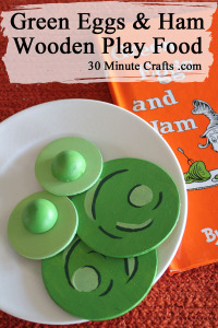 Green Eggs and Ham Wooden Play Food