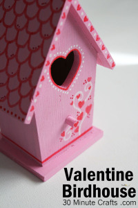DIY Valentine Birdhouse