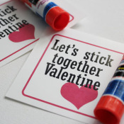 Glue stick valentine