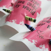 crayon valentines