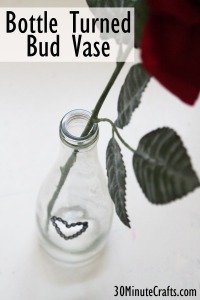 Bottle Turned Bud Vase