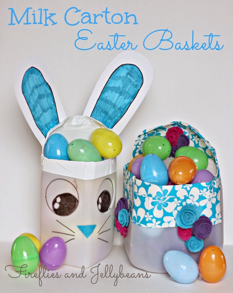 Milk Carton Easter Basket 1