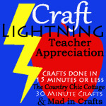 craft lightning teacher appreciation advert