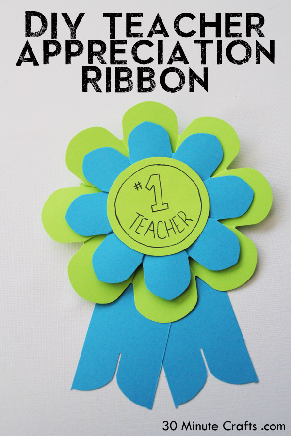 DIY Teacher Appreciation Ribbon