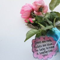 gift teacher appreciation flowers with printable