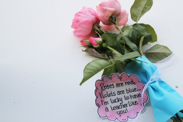 gift teacher appreciation flowers with printable