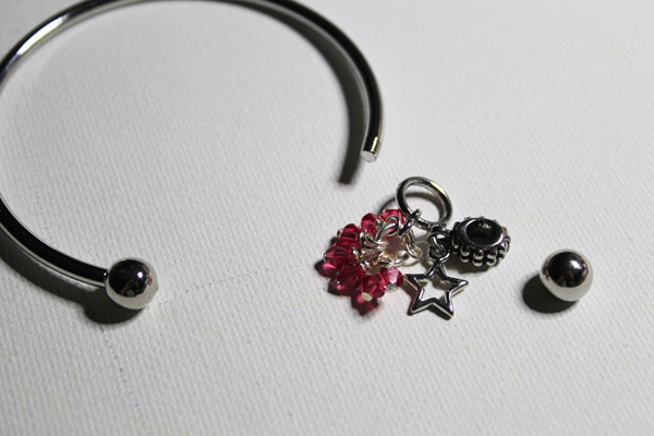 Stud Earring Charm Bracelet · How To Make A Recycled Bracelet · Jewelry on  Cut Out + Keep