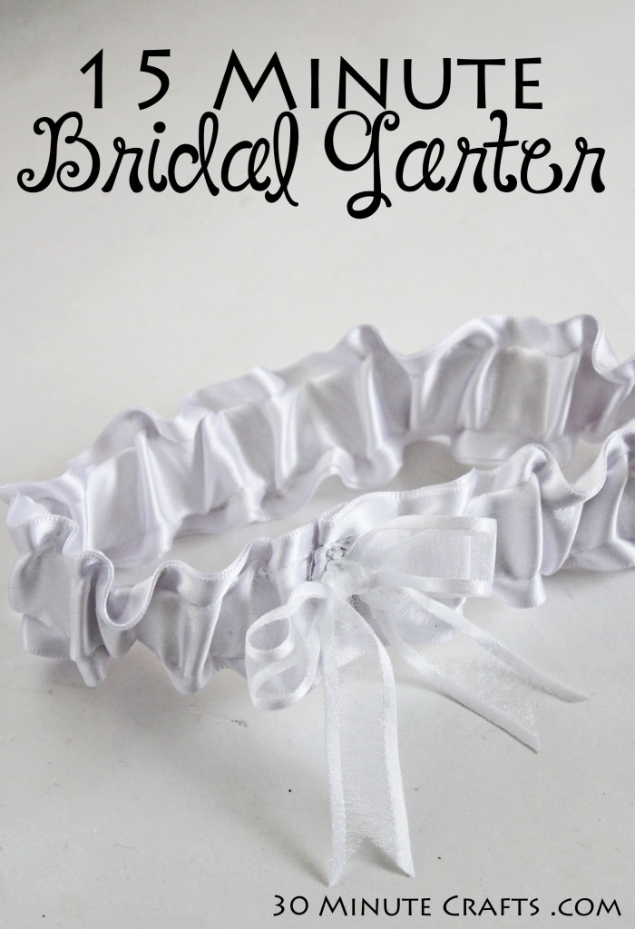 15 Minute Bridal Garter