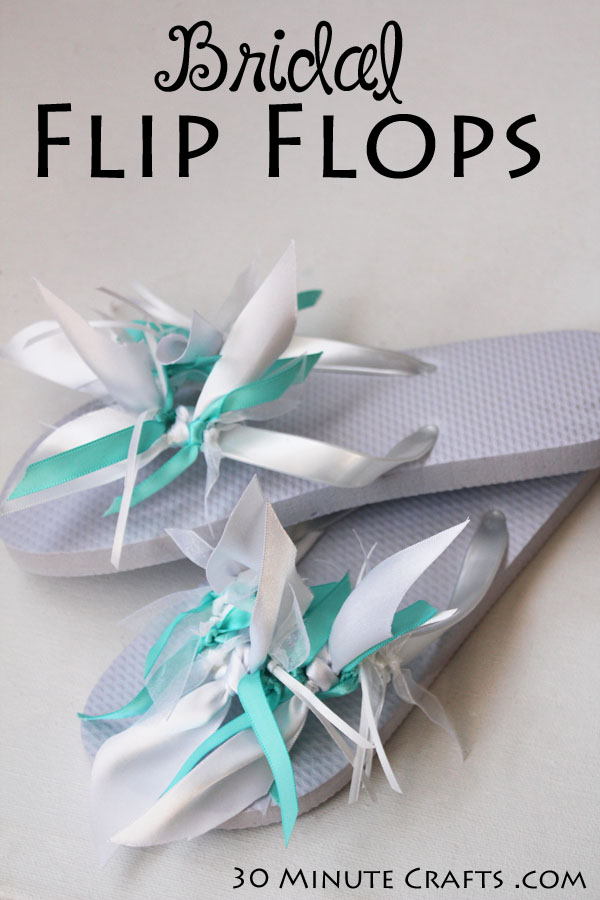 A Bride On A Budget: Wedding DIY: Flip Flop Basket