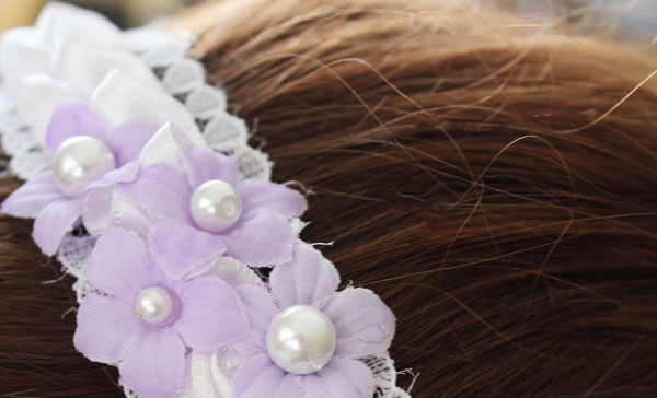 DIY Flower Girl Headband