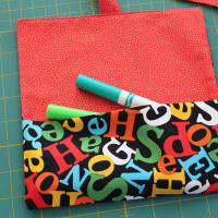 put items in pencil wrap