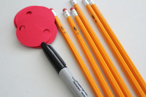supplies for pencil toppers