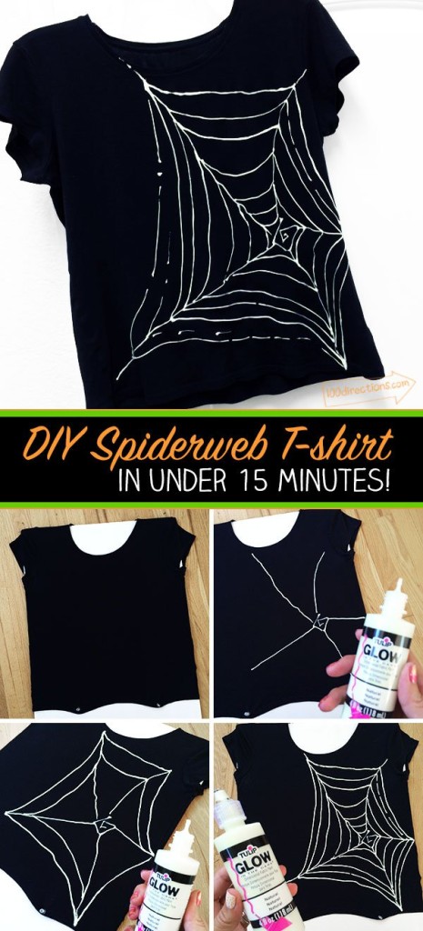 spider-web-t-shirt-steps