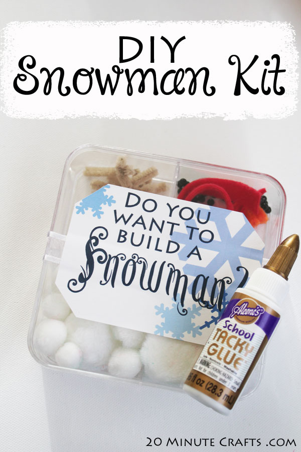 DIY Do You Want to Build a Snowman Kit Gift Idea