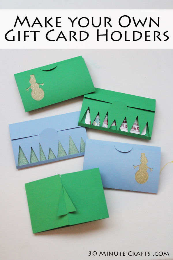 DIY Gift Card Holders (with Printable Template!) - The Homes I Have Made