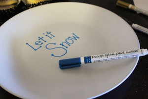 draw on plate