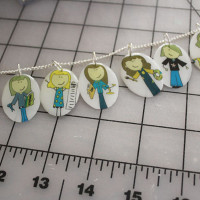 finished besties charm bracelet